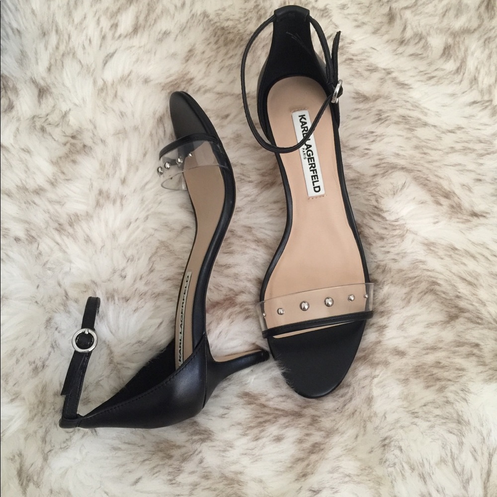 Karl Lagerfeld Paris Dixie Studded Strap Sandals - Picture 5 of 8
